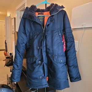 Alpha Industries N-3B Parka slim fit, S in Navy